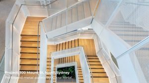 Metal Staircase - Arrow Metal perforated metal