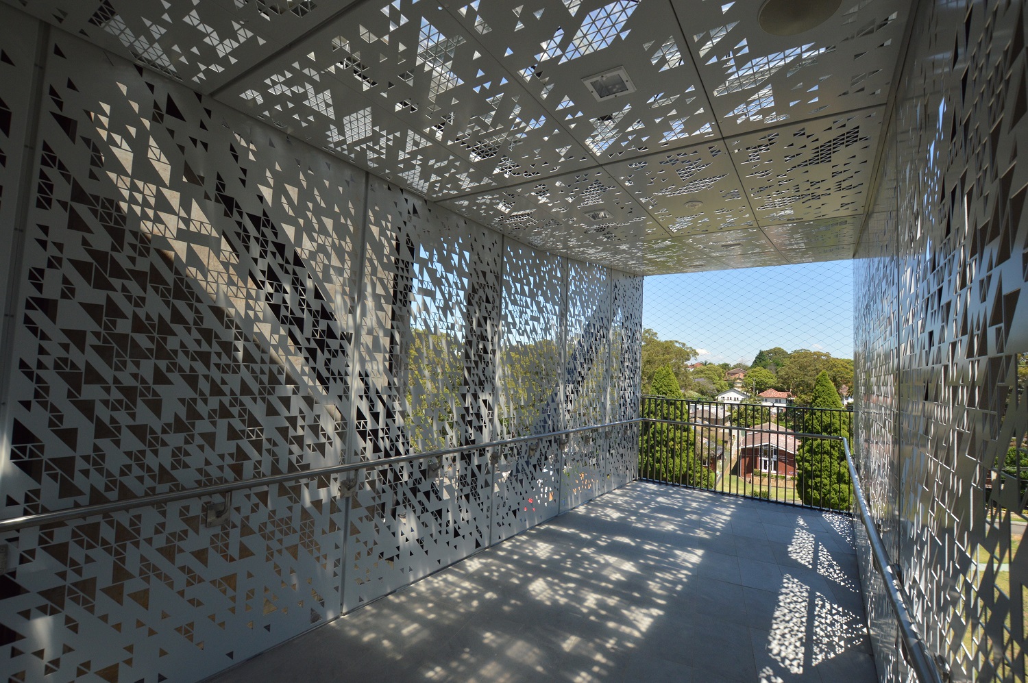 Unique perforated metal panels by Arrow Metal