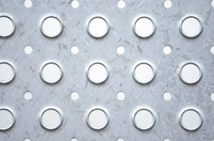 Arrow Metal perforated metal - star raised holes