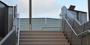 erforated metal application - ballustrade - Arrow Metal