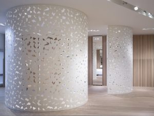 Interior use of metal - retail project