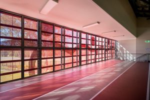 Bespoke perforated metal panel design by Arrow Metal