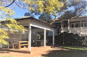 Square hole perforated metal by Arrow Metal - balustrade - Sydney residential project