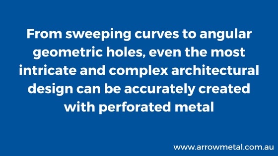 Decorative perforated metal - design ideas by Arrow Metal