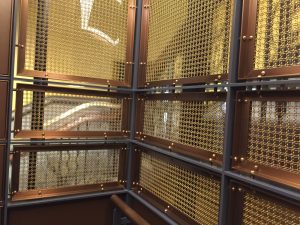 Brass wire mesh by Arrow Metal - Queen Victoria Building