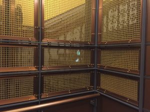Brass wire mesh by Arrow Metal - Queen Victoria Building
