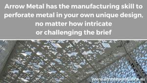 Ordering perforated metal, woven or welded wire mesh - full service solutions by Arrow Metal