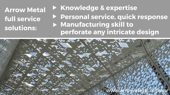 Full-service solution: Ordering perforated metal or woven wire mesh
