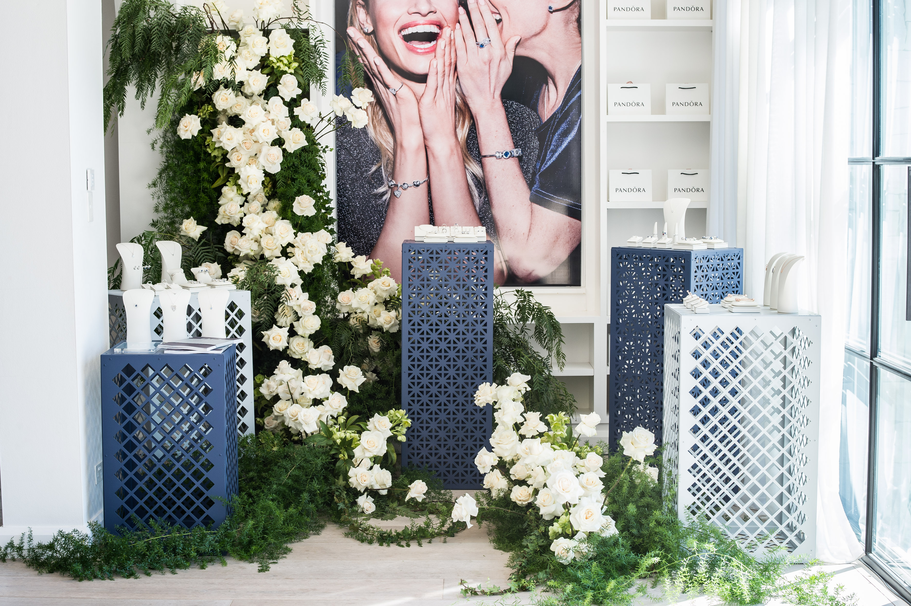 Perforated metal event displays- Arrow Metal