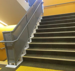 Metal balustrade for schools - Arrow Metal