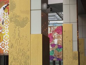 Perforated metal pictures - Chadswood Interchange - Arrow Metal