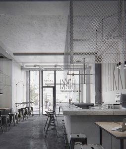 Metal interiors in restaurants - top designs chosen by Arrow Metal