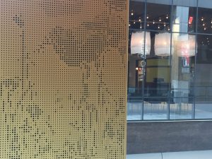 Perforated metal pictures - Chadswood Interchange - Arrow Metal