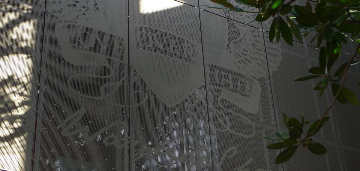 PERFORATED METAL TRENDS - Wayside chapel metal facade - Arrow Metal