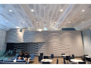 Metal Ceiling - perforated metal - Tony Stabile Student Centre