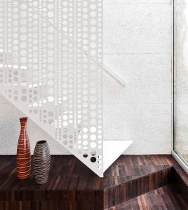 Perforated metal with other materials