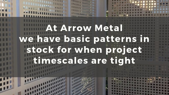 Standard Perforated Metal: What’s in-stock or Made to Order?