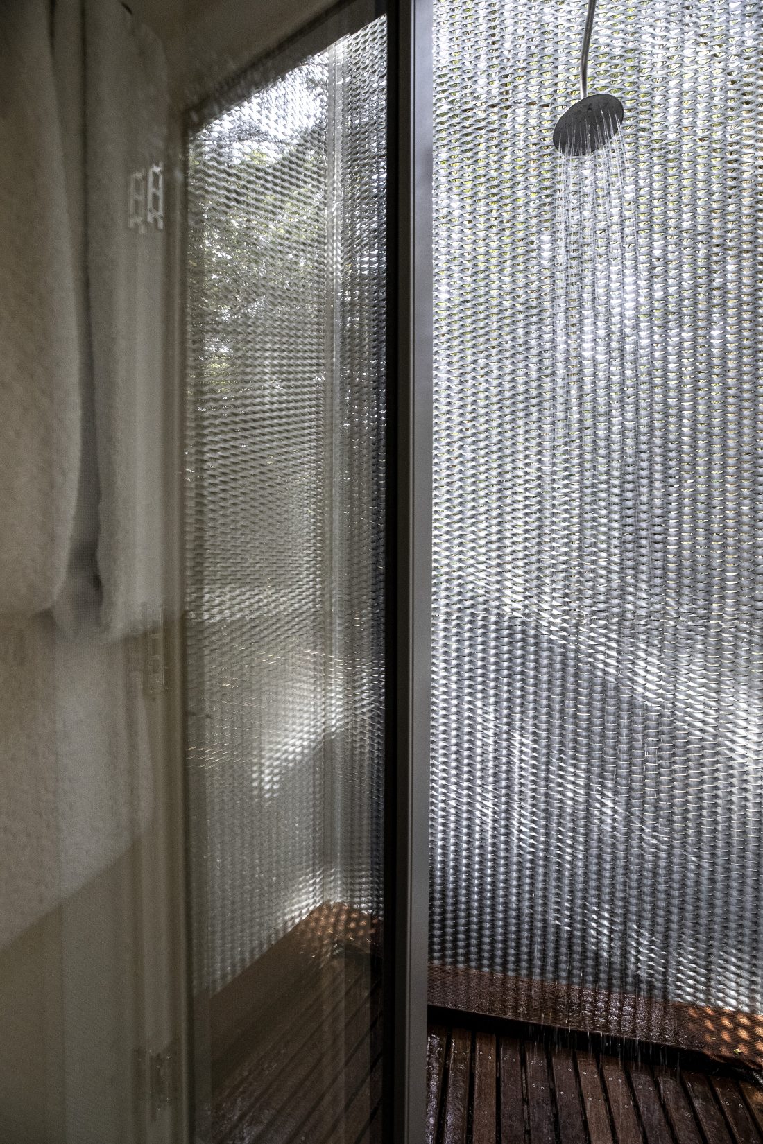 Perforated metal for hotels