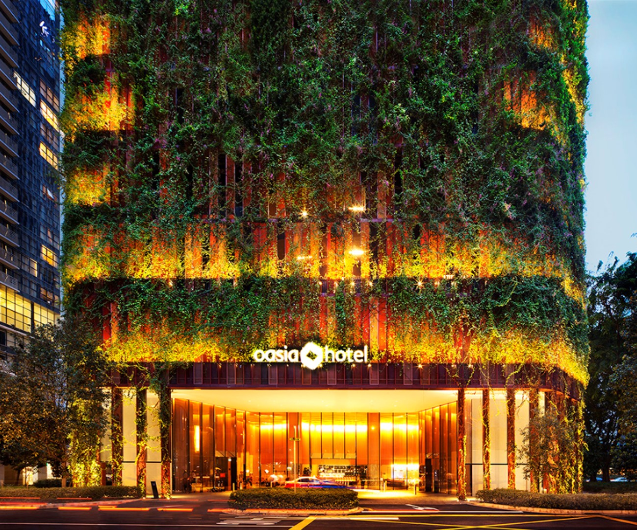 Plant covered buildings