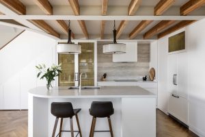 Perth resident kitchen - woven mesh by Arrow Metal