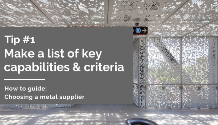 Choosing a perforated sheet metal supplier