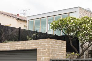 Balmain house perforated metal fence