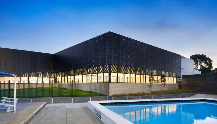 Perforated Metal for Sports Architecture