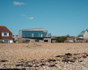 Gambion walls - Beachside House by ABIR Architects