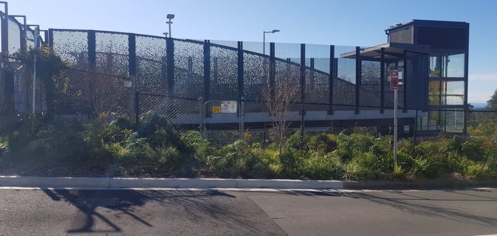 Perforated metal sheet ideas - Hazelbrook Station