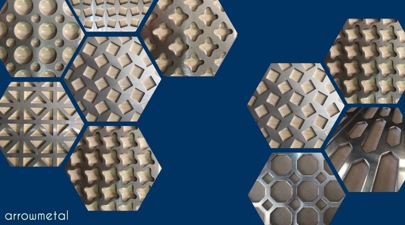 Perforated metal sheets: brand new profiles by Arrow Metal