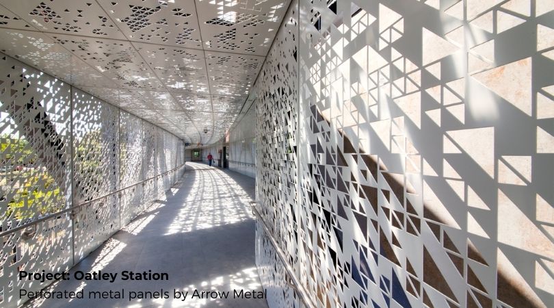 Perforated sheet ideas - Oatley Station