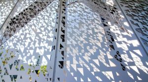 Perforated sheet ideas - bespoked perforated metal panels by Arrow Metal