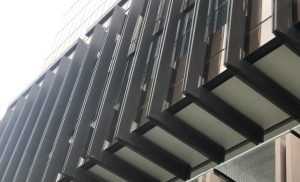 Decorative perforated panels by Arrow Metal the The Westin Perth