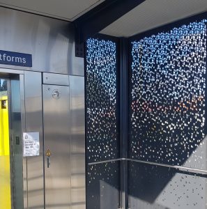 Architectural perforated metal panels