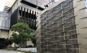 Decorative perforated panels by Arrow Metal the The Westin Perth