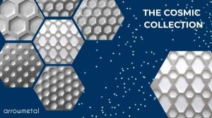 New hexagon perforated metal collection by Arrow Metal