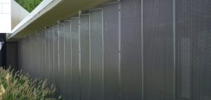 Perforated metal privacy screens - Gosford Hospital