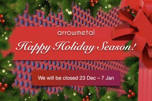 Arrow Metal Christmas 2022 banner