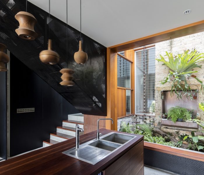 Custom Perforated Metal Balustrade And Privacy Screening: Residential Home, Balmain