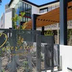 Carrington Age Care - Riverview apt - bespoke perforated metal Signage