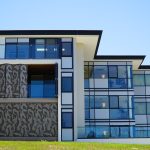 Carrington Age Care - Riverview apt - bespoke perforated metal facade
