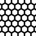 Pattern 614 - 14mm hexagon perforated metal