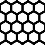 Pattern-622 - 20mm hexagon perforated metal