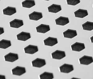 Pattern 611 Hexagon perforated metal