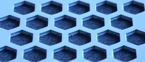 Hexagon perforated metal