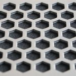 Hexagon perforated metal