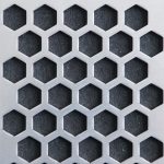 Hexagon perforated metal
