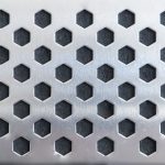 Pattern 611 Hexagon perforated metal