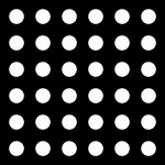 Pattern242 - 9mm round holes perforated metal