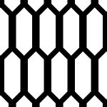 Pattern 8652 - 45x15mm polygon shape